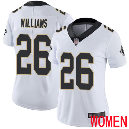 New Orleans Saints Limited White Women P J  Williams Road Jersey NFL Football #26 Vapor Untouchable Jersey->youth nfl jersey->Youth Jersey